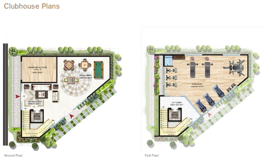 Allure One Luxury Clubhouse Plan - Maven Realty