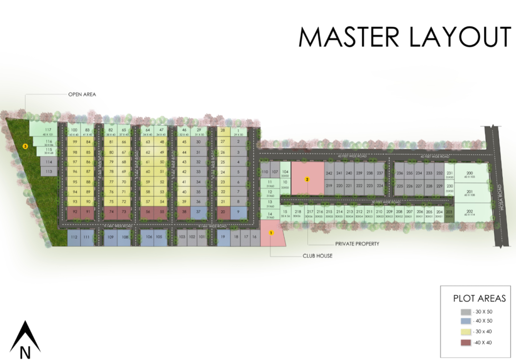 Southern Winds plots for sale in Hosa Road - Maven Realty