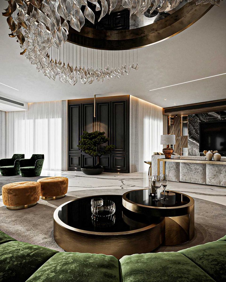 Living room of a premium Bengaluru residence